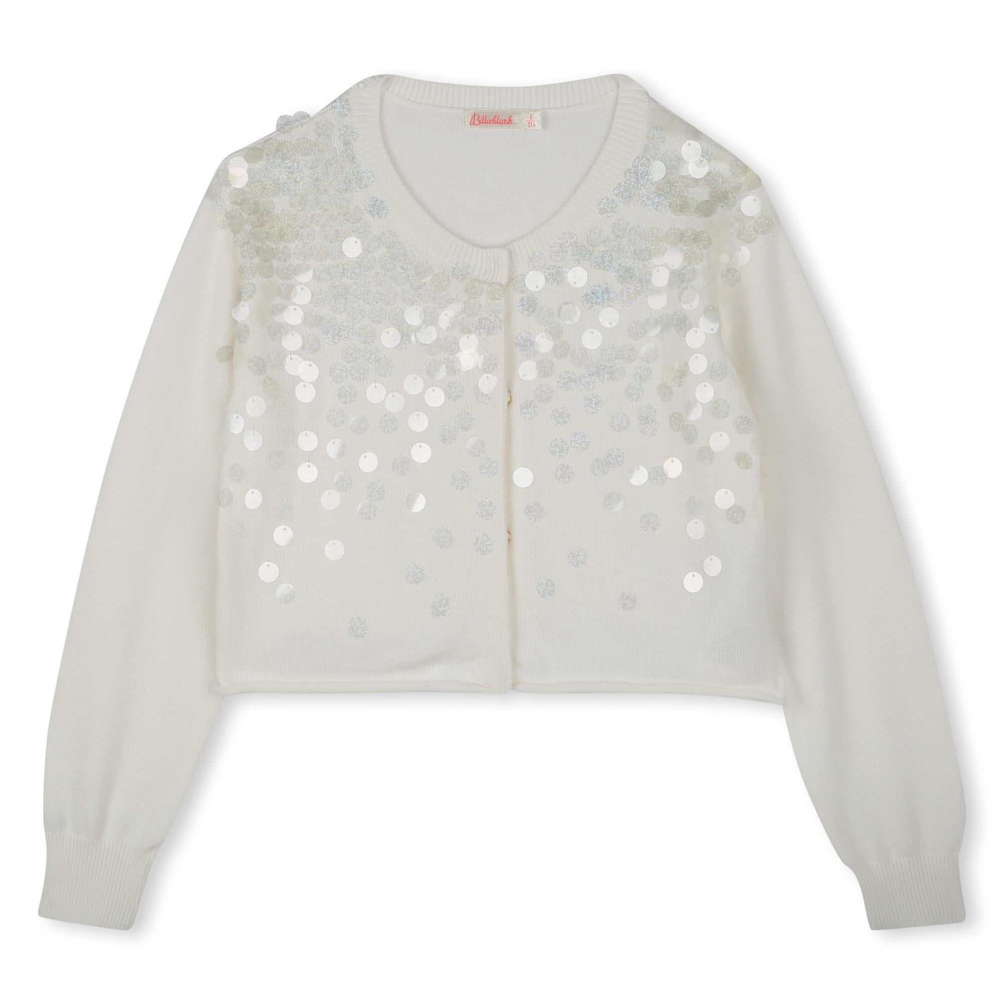 Crdigan con paillettes U20993 121 BILLIEBLUSH 
