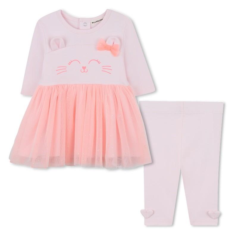 Set abito e leggings U21454 450 BILLIEBLUSH 