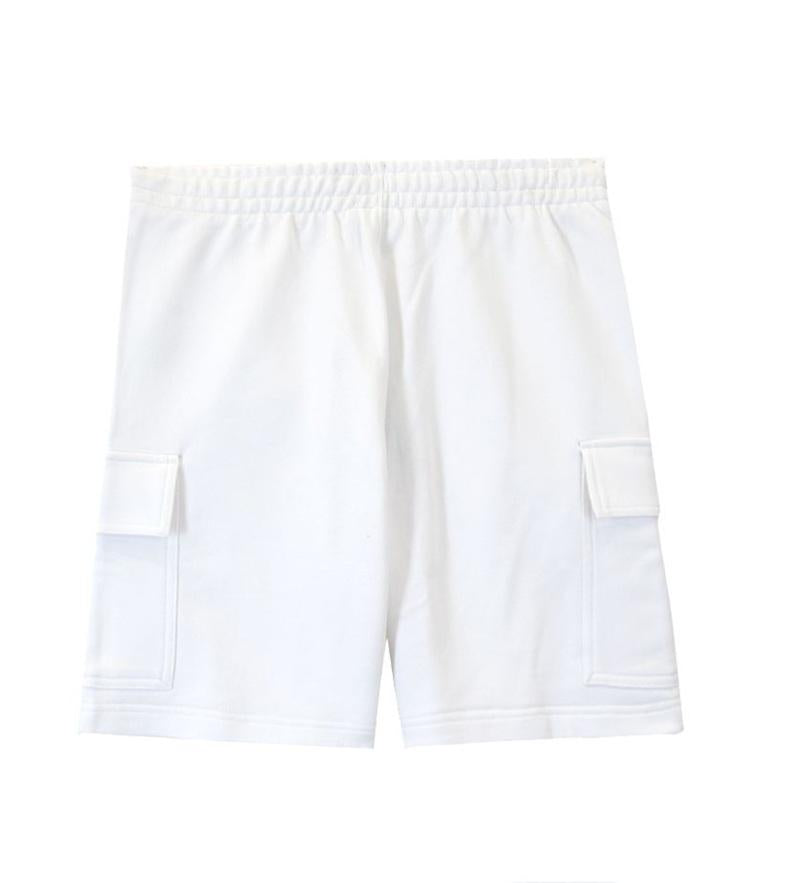 Shorts cargo in cotone felpato GH9743 001 LACOSTE 