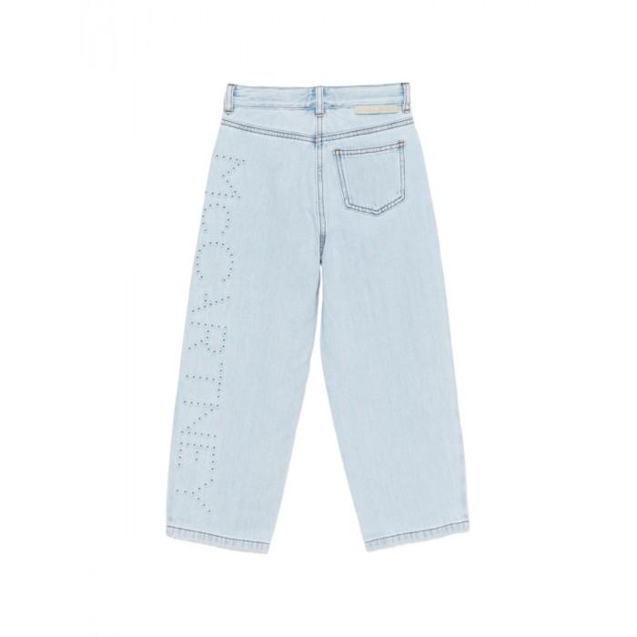 Jeans con logo ricamato TY6C70Z0746 600 STELLA MCCARTNEY 