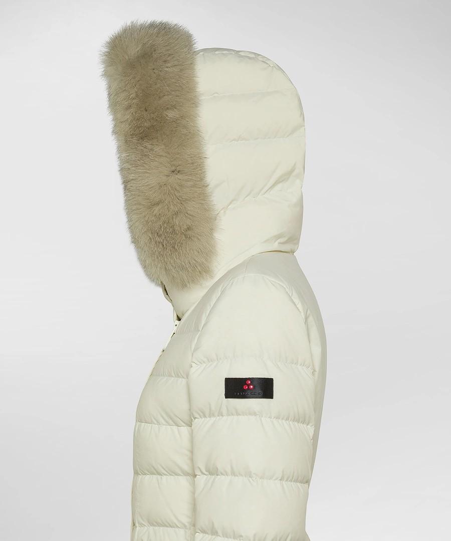 Piumino con pelliccia seriola ml 06 fur PED5458 983 PEUTEREY 