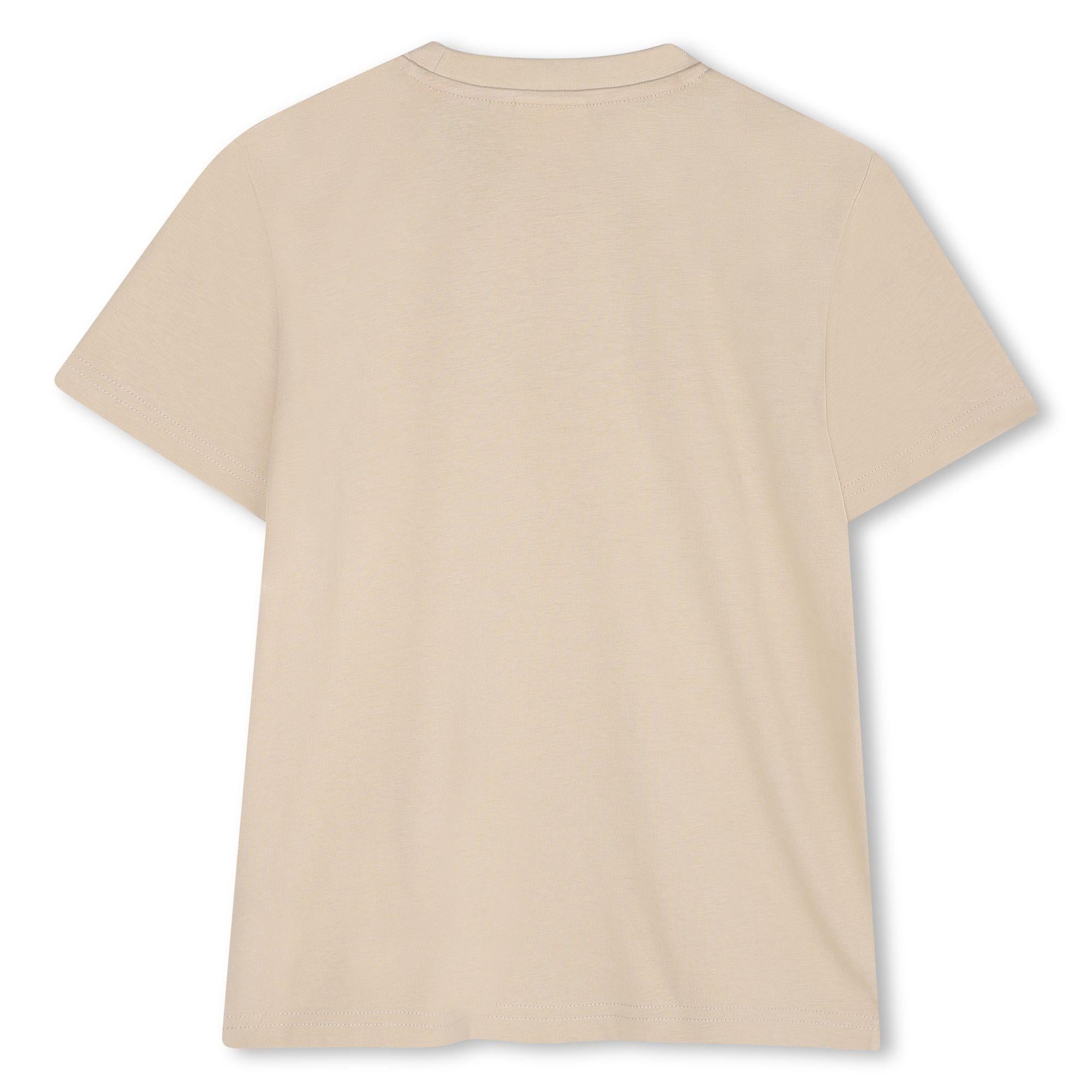 Maglia a maniche corte in cotone con taschino G00441 249B HUGO 