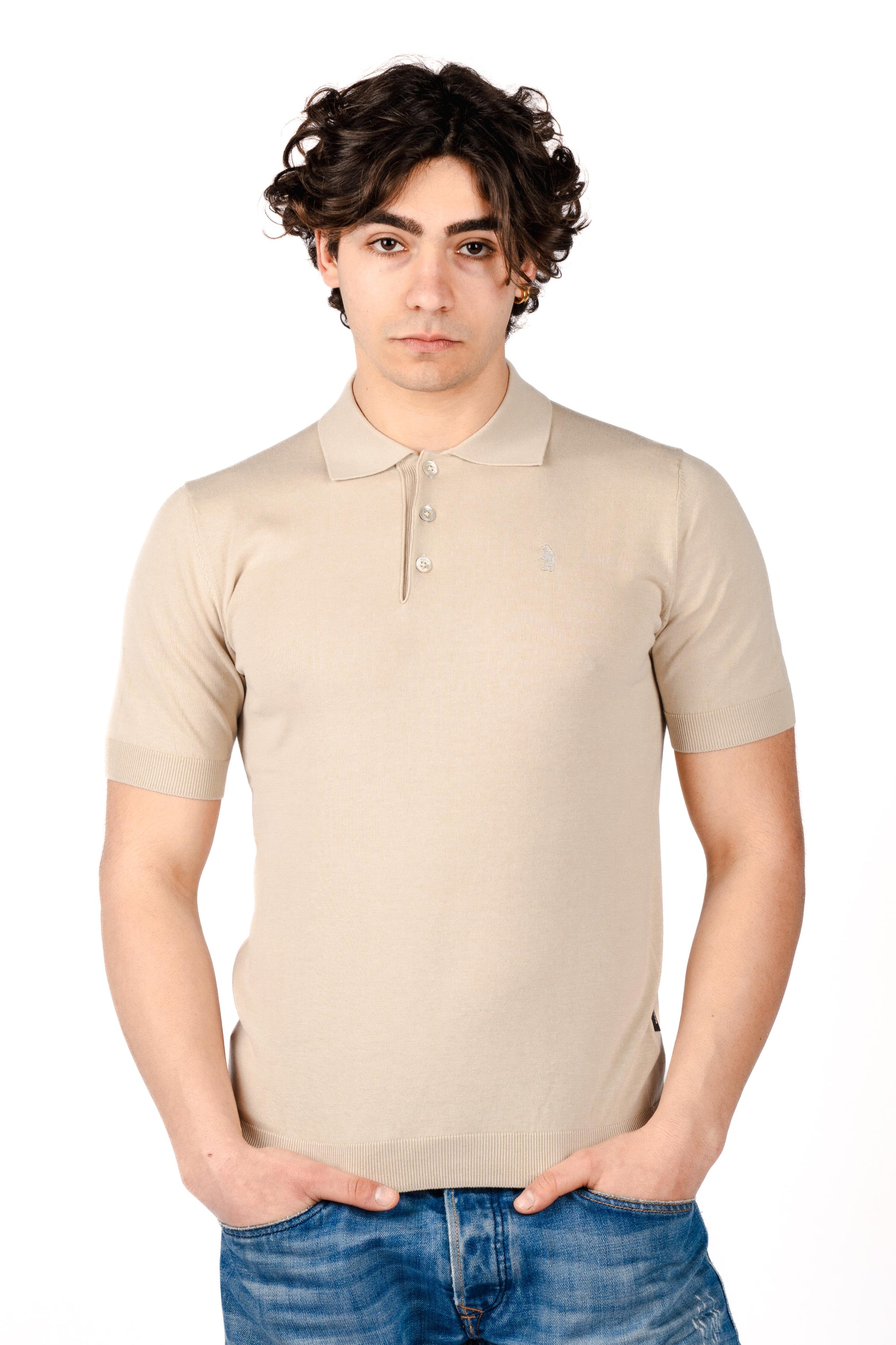 Polo knit R5010M261 PANAMA REFRIGUE 
