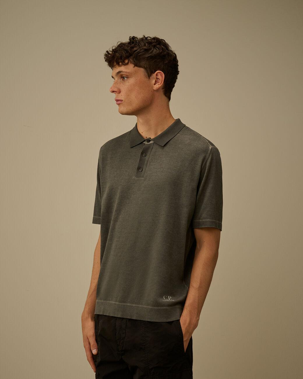 Cotton Crepe Double Dyed Polo 20CMKN204A 921 C.P. COMPANY 