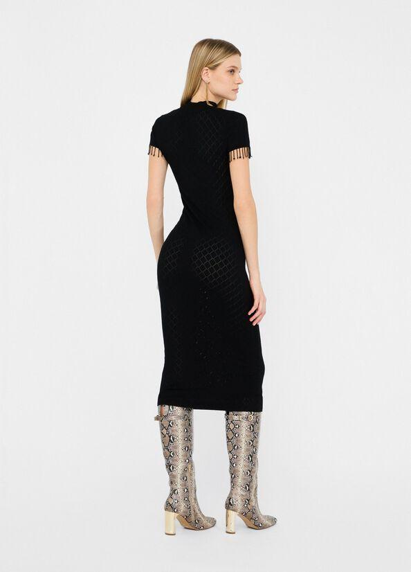 Abito in maglia CF5029MS18F 22222 LIU JO BLACK 