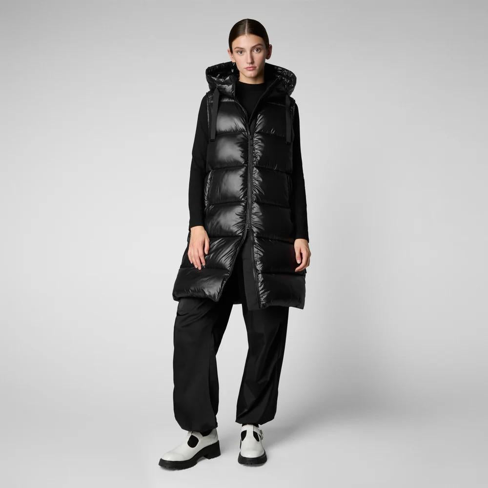 Gilet con cappuccio iria D80302W 10000 SAVE THE DUCK 