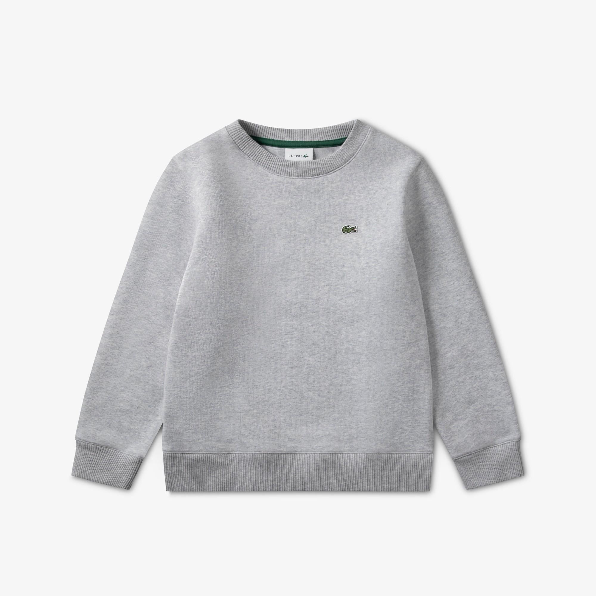 Felpa girocollo in tessuto felpato 947029 GH0 LACOSTE 