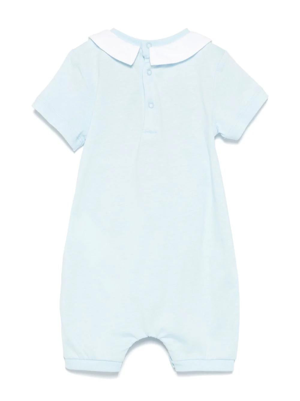 Tutina per neonato con stampa Teddy Bear MUT049LAA03 40304 MOSCHINO BABY 