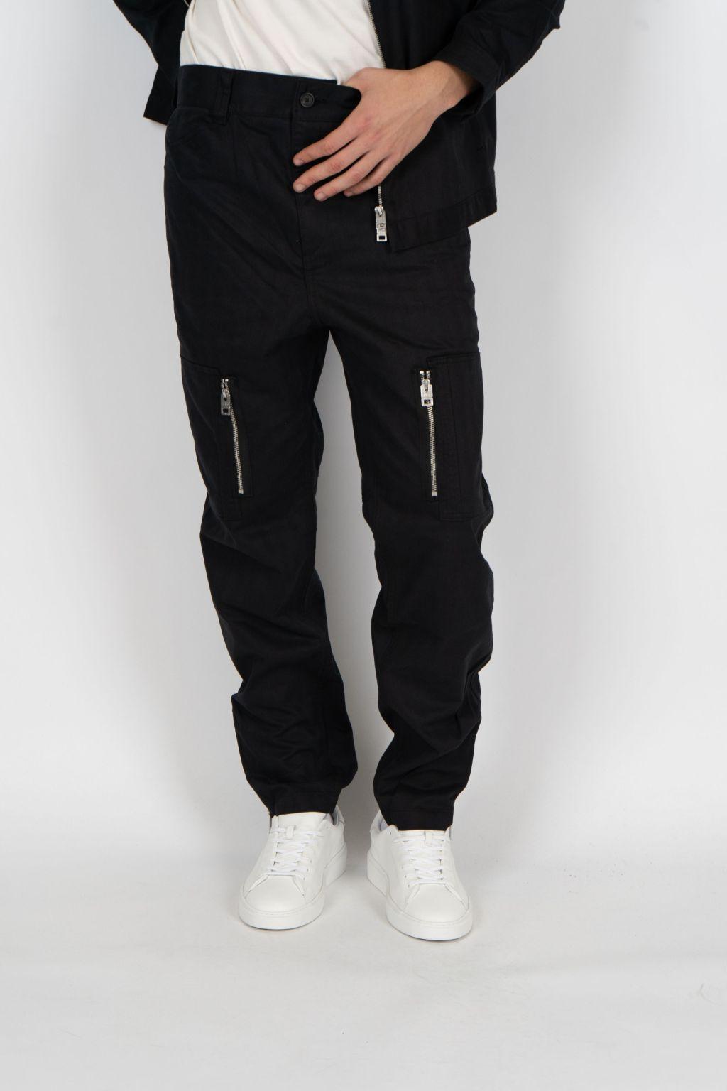 Pantaloni relaxed fit con dettagli zip 50541379 001 HUGO 