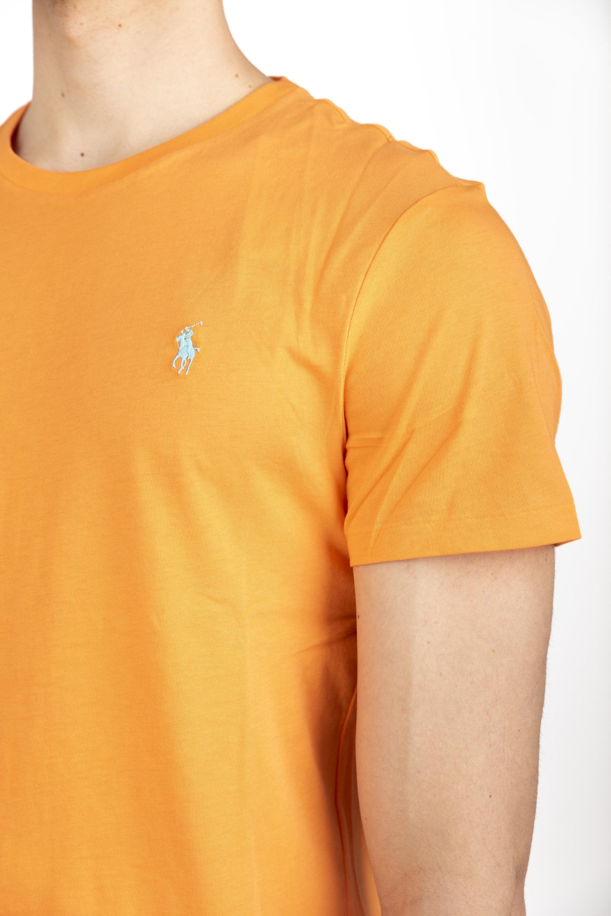Maglietta in jersey Custom Slim-Fit classic peach 710671438 406 POLO RALPH LAUREN 