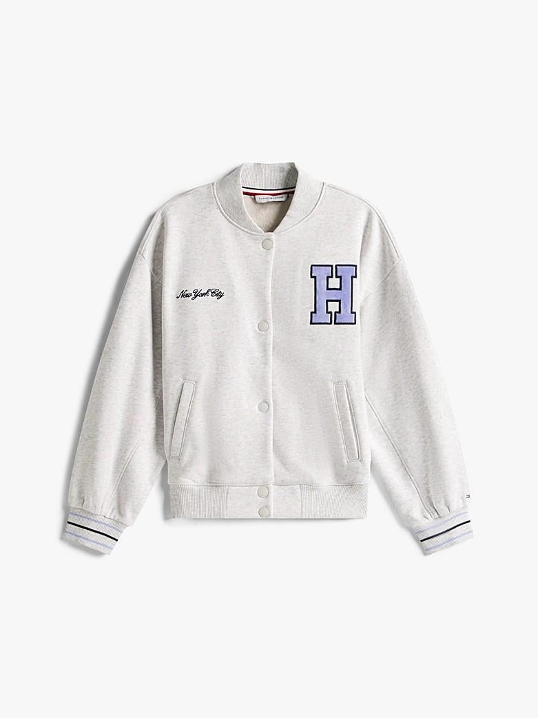 Bomber Varsity oversize con logo sul retro KG0KG08784T P09 TOMMY HILFIGER 