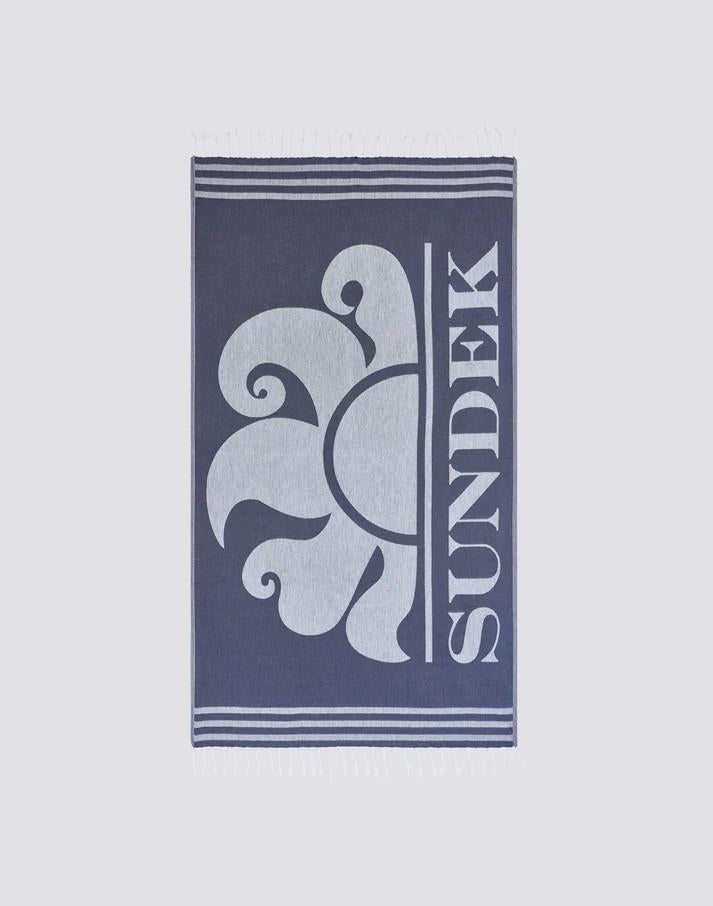 Telo mare fouta jacquard con logo AM401ATC1000 00700 SUNDEK 