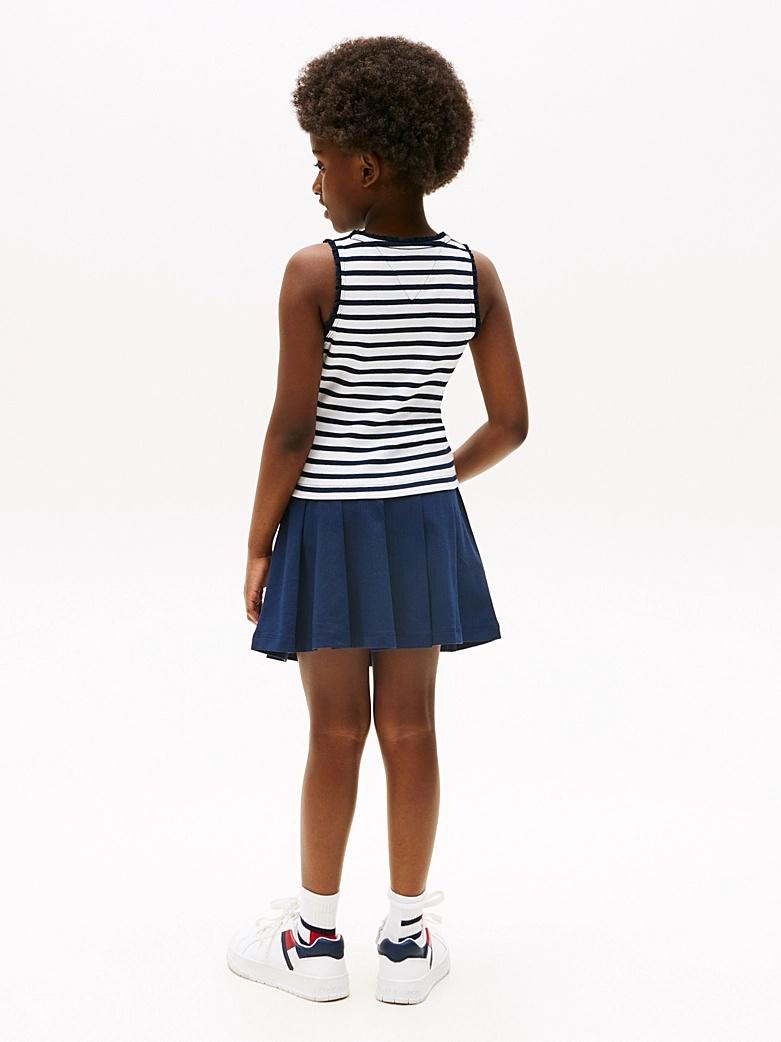 Canotta a coste con finiture tramate KG0KG08588J C1G TOMMY HILFIGER 
