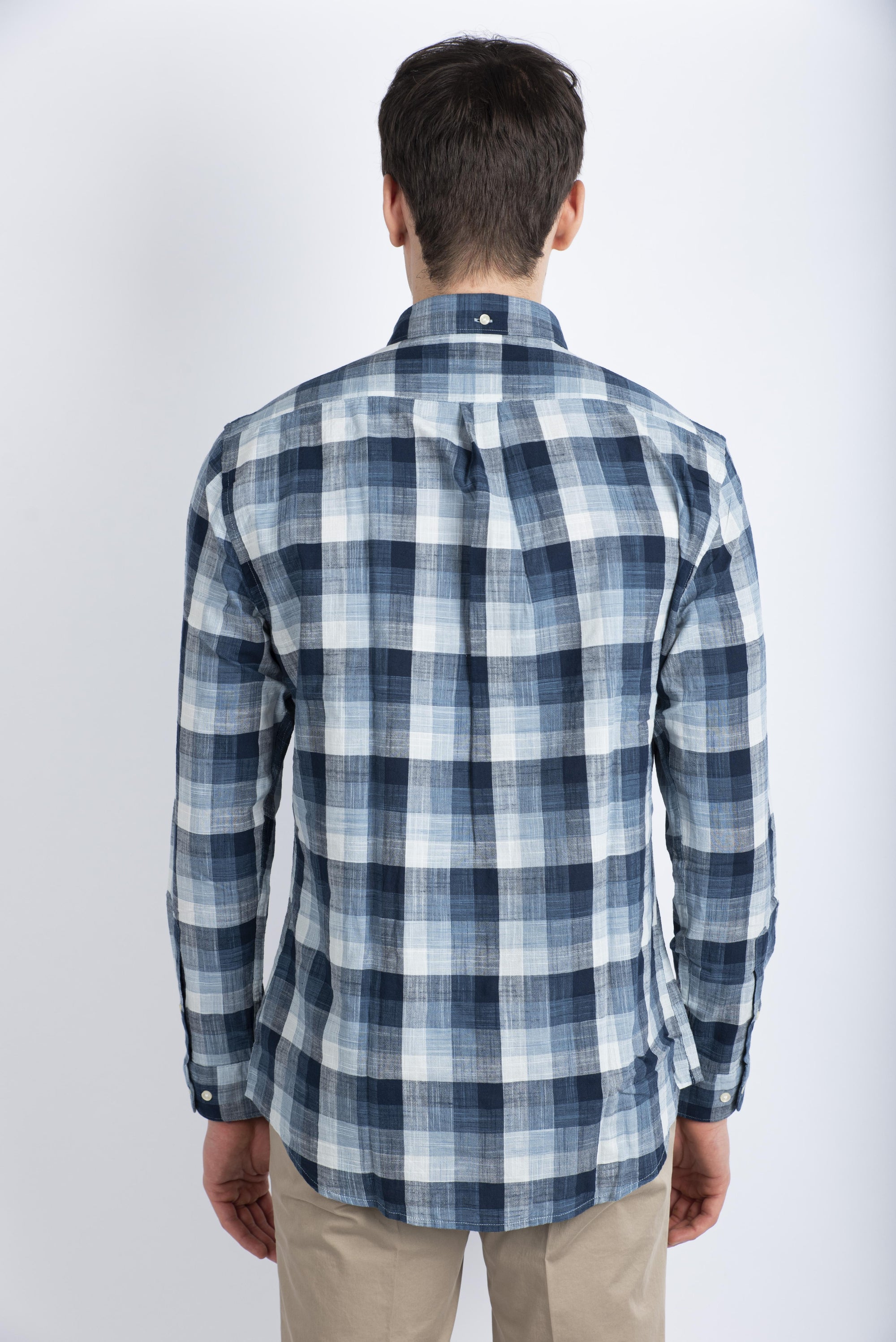Camicia leggermente aderente Hillroad navy Barbour MSH5450 NY91 BARBOUR 