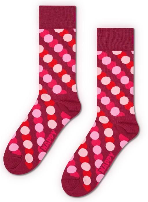 Big Dot Shade Sock P003209 DARKRED HAPPY SOCKS 