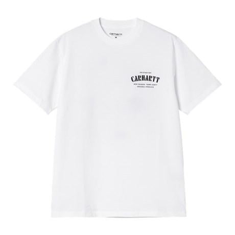 S/S Catalogue C Logo T-Shirt bianca I034761 02XX CARHARTT WIP 