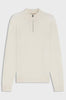 Maglione con colletto con zip in lana vergine