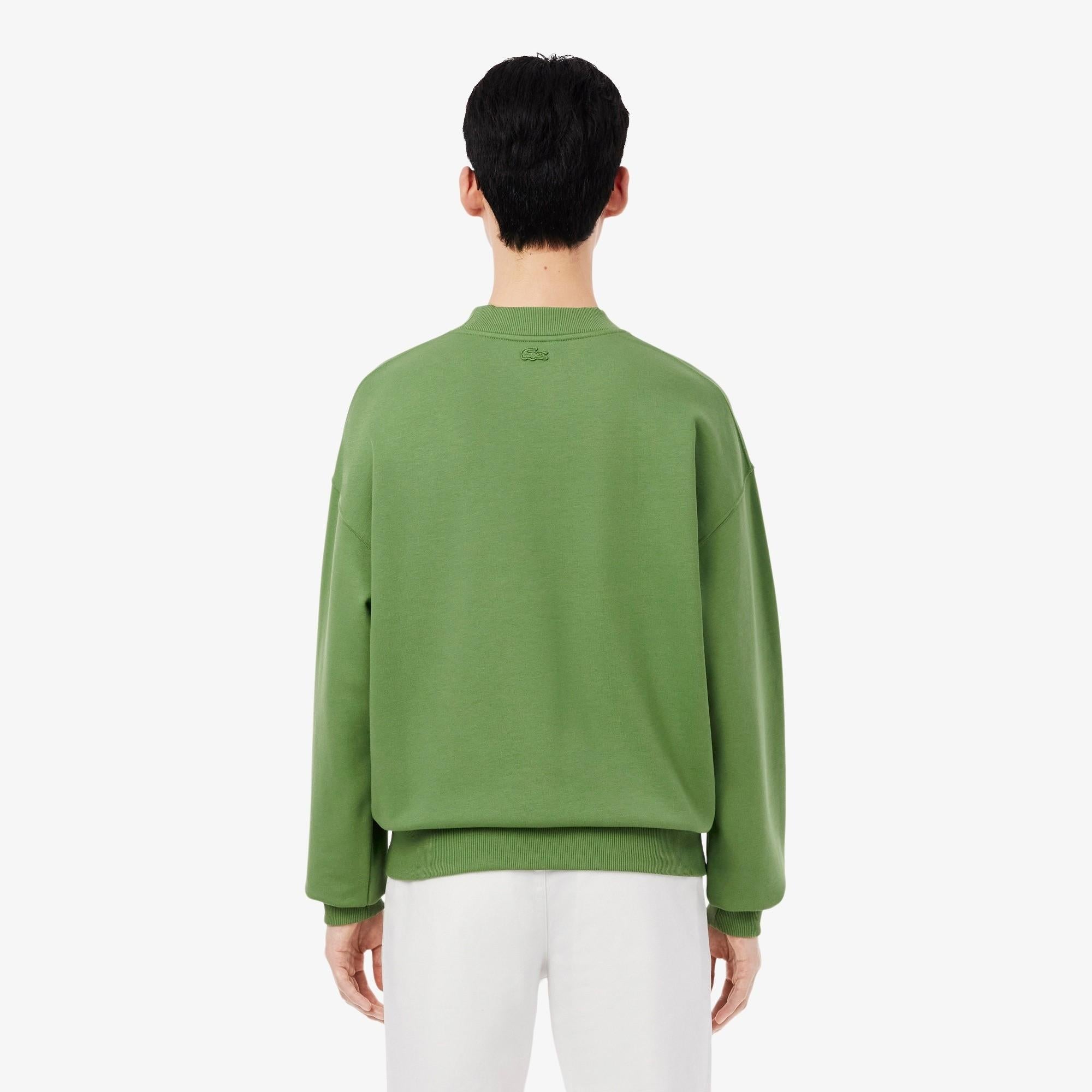 Felpa in pile ricamata SH1682 02M LACOSTE 