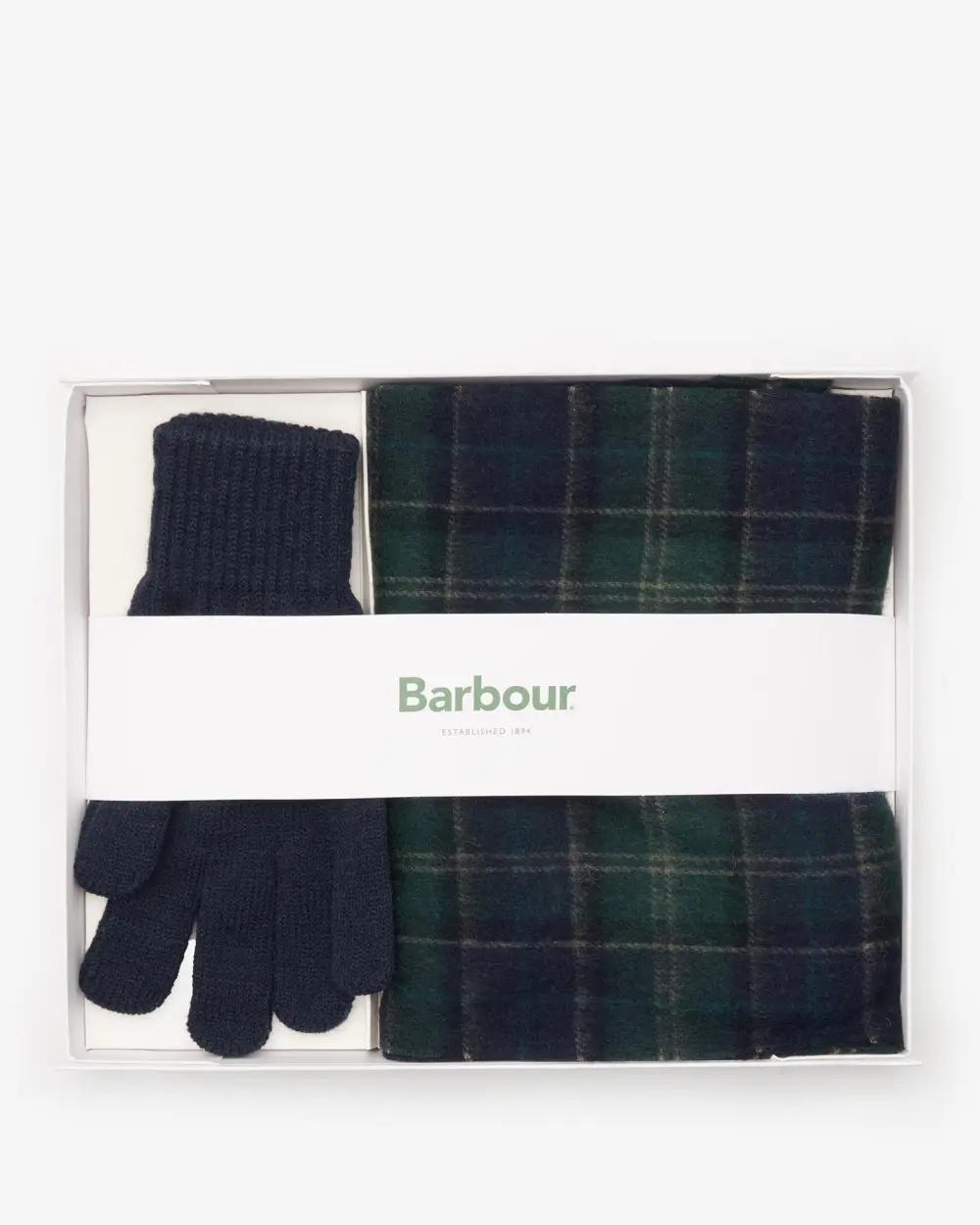 Set regalo sciarpa e guanti Tartan MGS0018 NY91 BARBOUR 
