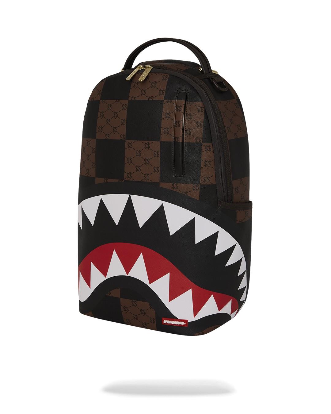Enlarged check Paris dlxsv backpack 910B6263 NSZ SPRAYGROUND 