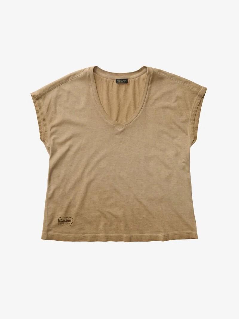 T-shirt sfumata Marlowe 26SBLDH02425 340 BLAUER 