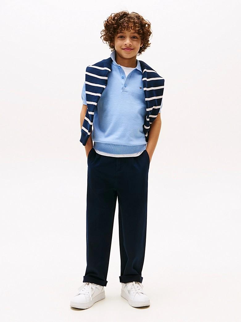 Pantaloni chino con pieghe KB0KB09780T C1G TOMMY HILFIGER 