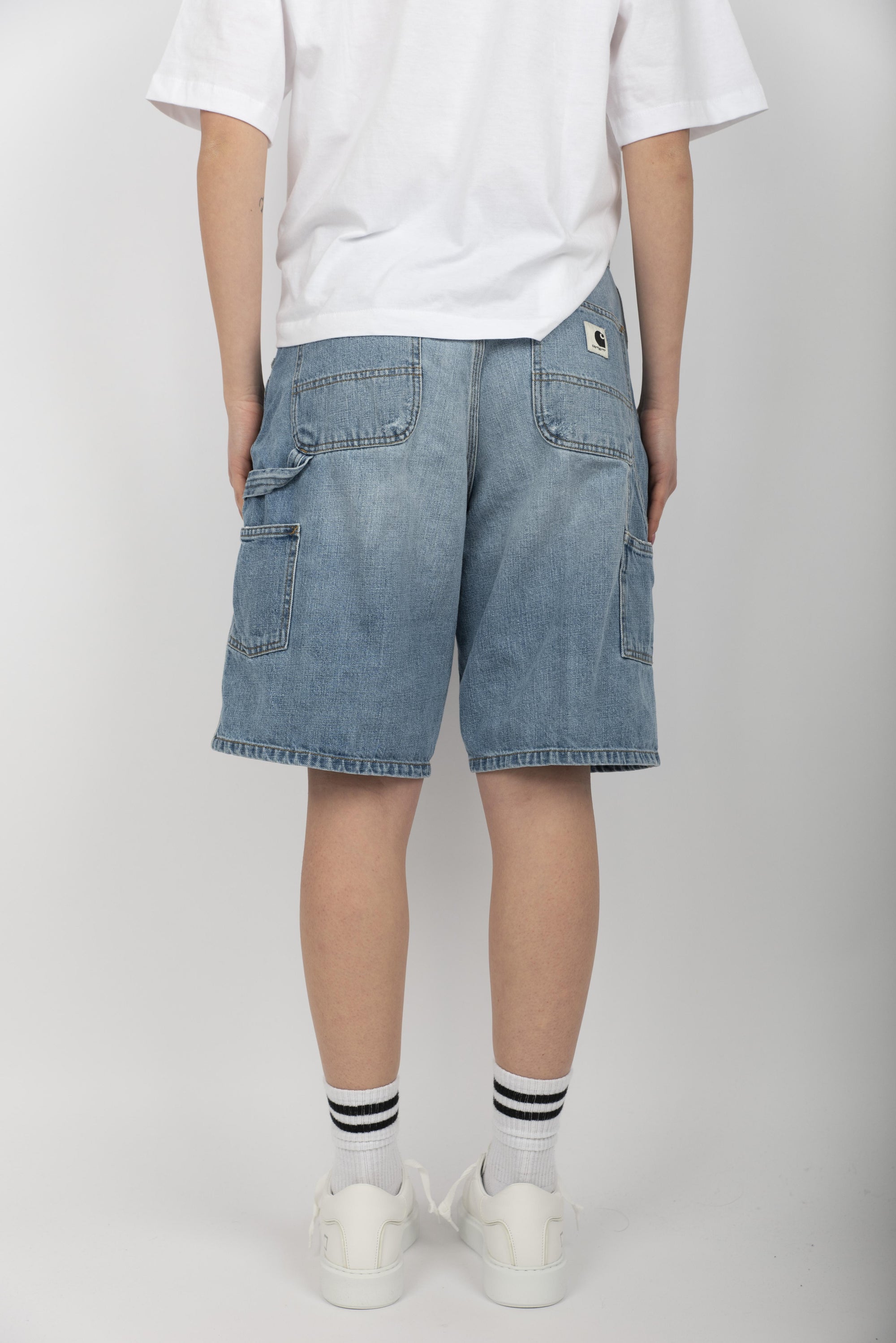 Shorts Women's Brandon Single Knee Short blue burst washed I034875 01UR CARHARTT WIP 