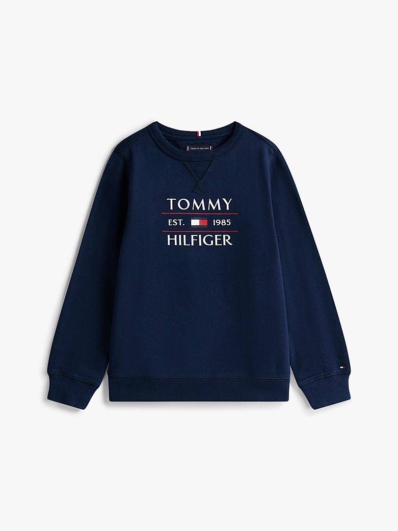 Felpa con logo KB0KB09569T C1G TOMMY HILFIGER 