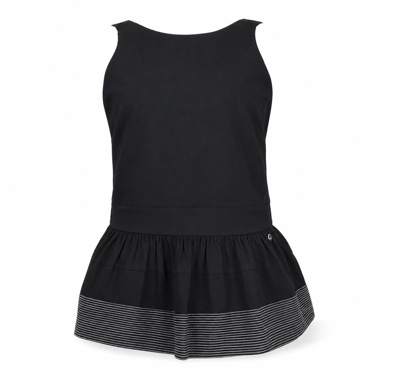 Blusa in cotone con balze 50559086 001 BOSS 