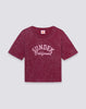 Women's cropped vintage wash t-shirt