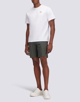 T-shirt con ricamo tricolore M666TEJS800 00601 SUNDEK 