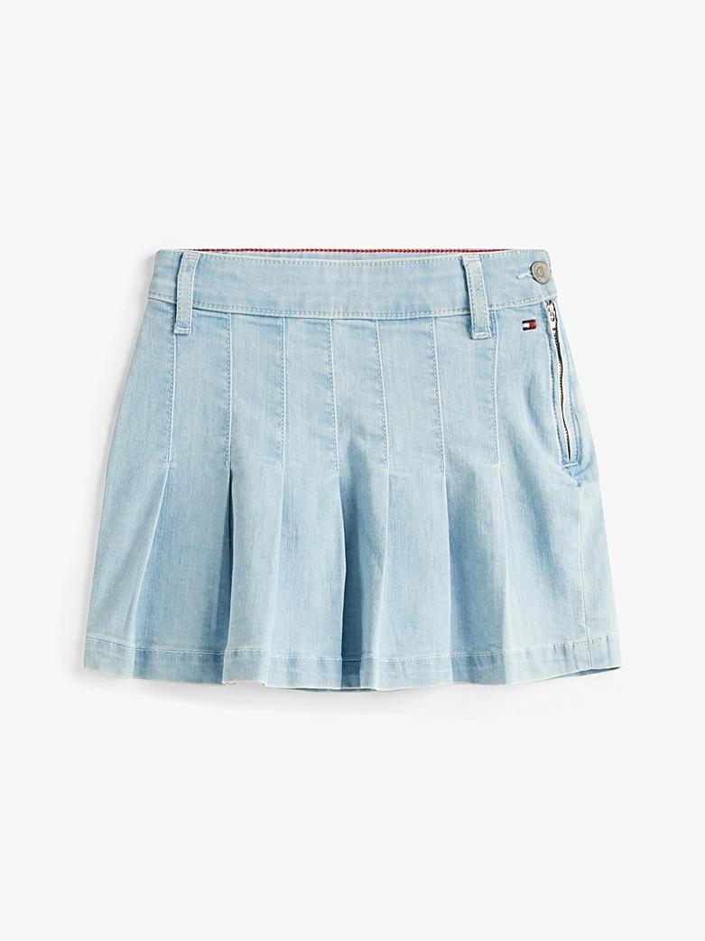 Gonna in denim plissettata KG0KG08743T 1AA TOMMY HILFIGER 