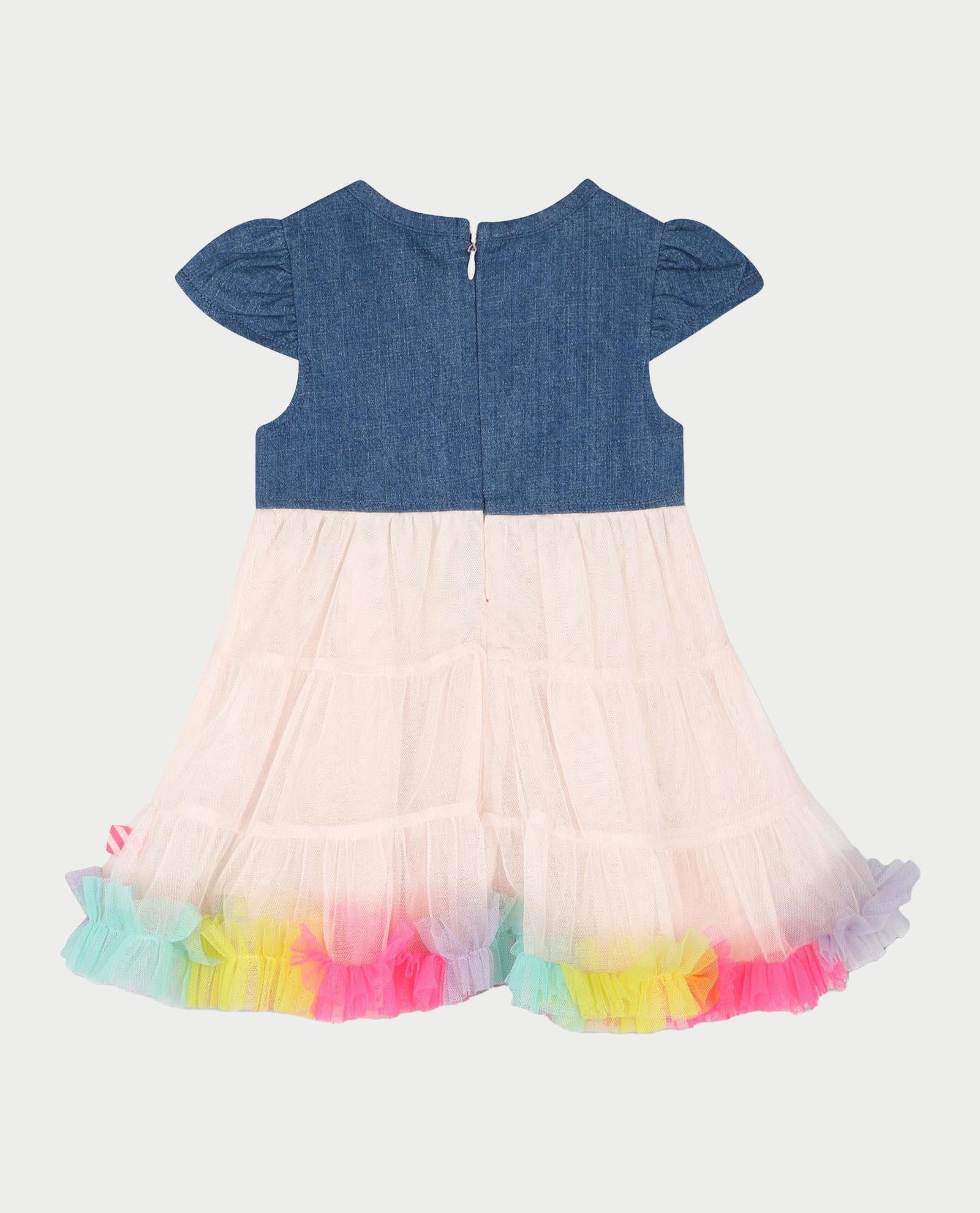 Vestito plissettato U20814 Z10A BILLIEBLUSH 