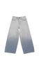 Jeans wide leg  in denim Pinko kids