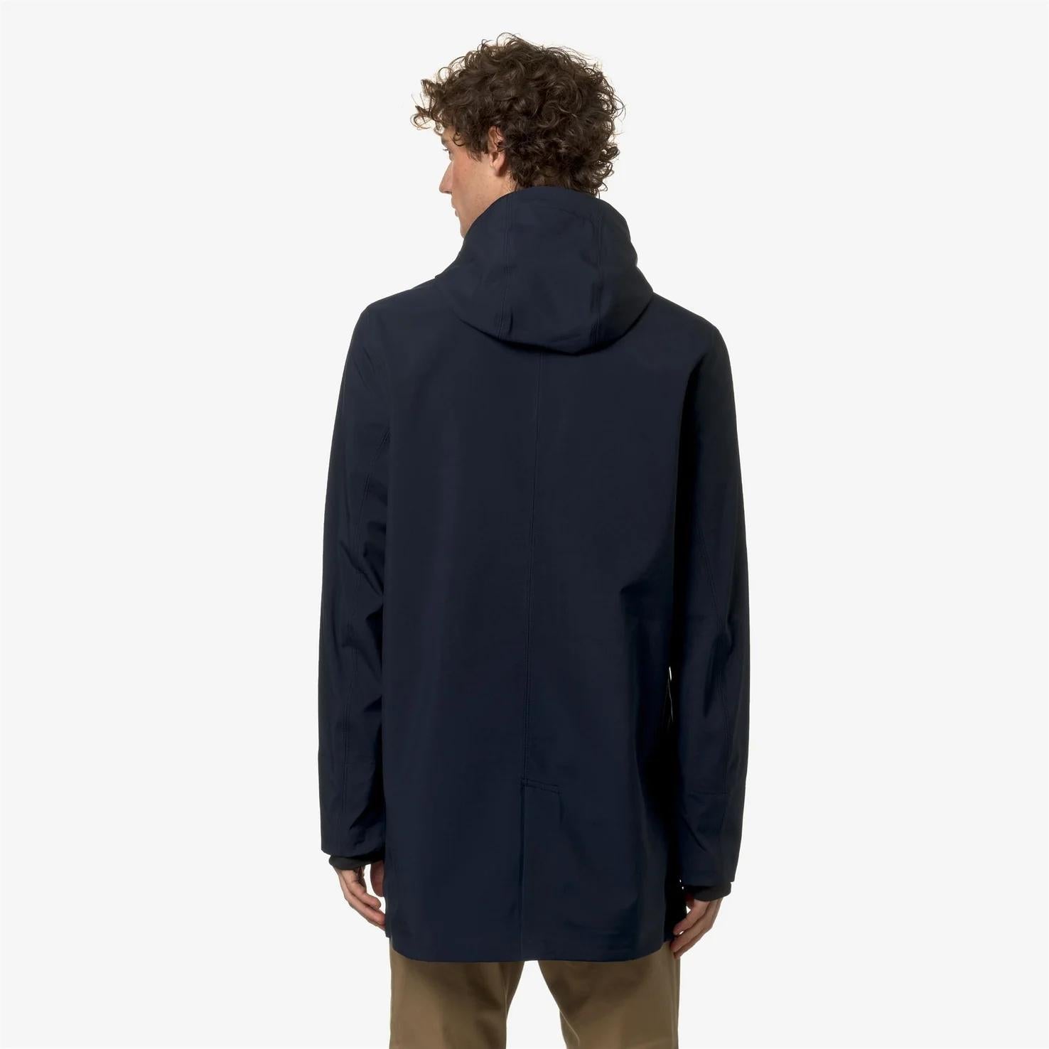 Giacca impermeabile da uomo a 3/4 blu K5126SW K89 K-WAY 