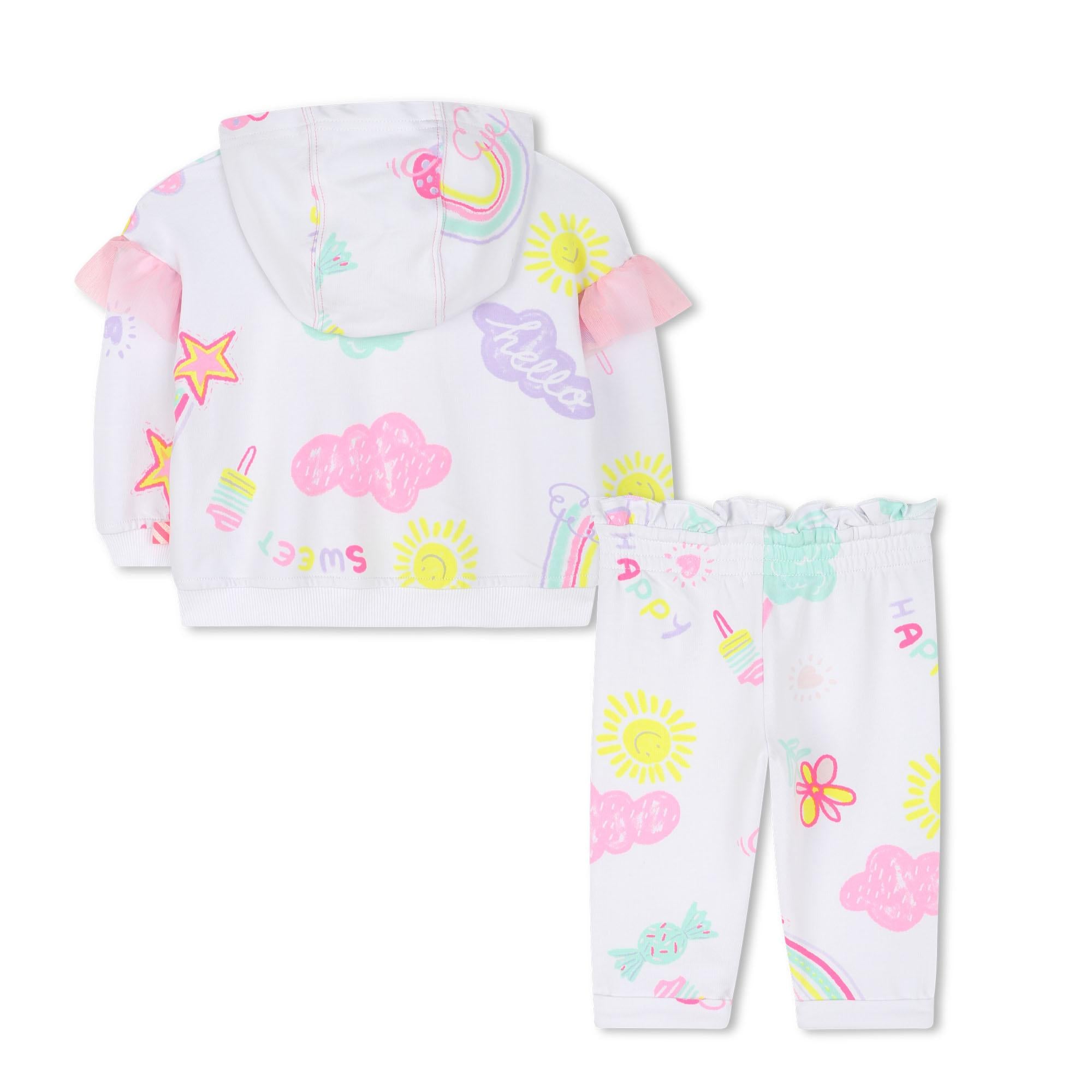 Set da jogging stampato U21018 10PA BILLIEBLUSH 