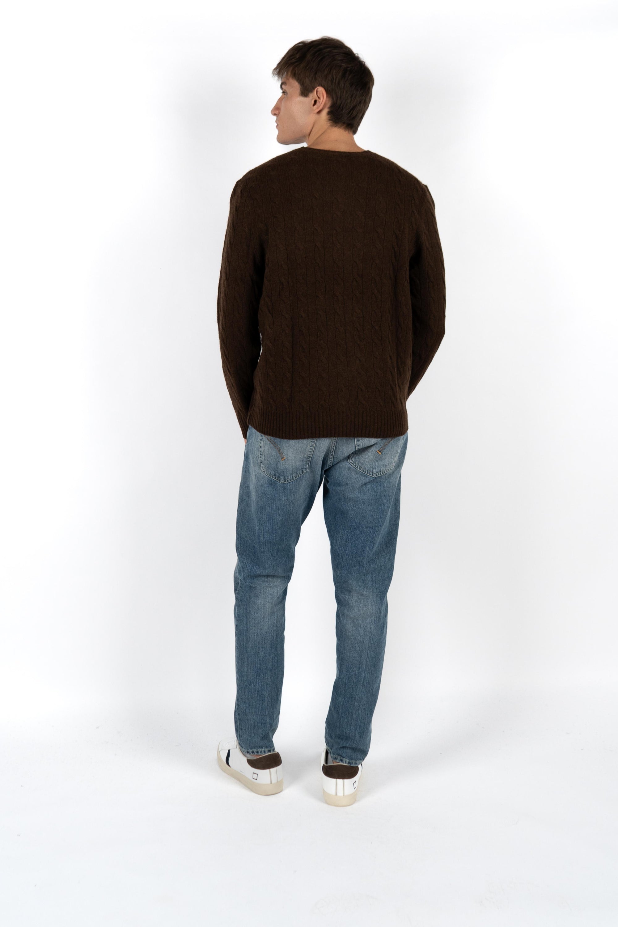 Maglia in lana e cashmere a trecce 710876762 029 POLO RALPH LAUREN 