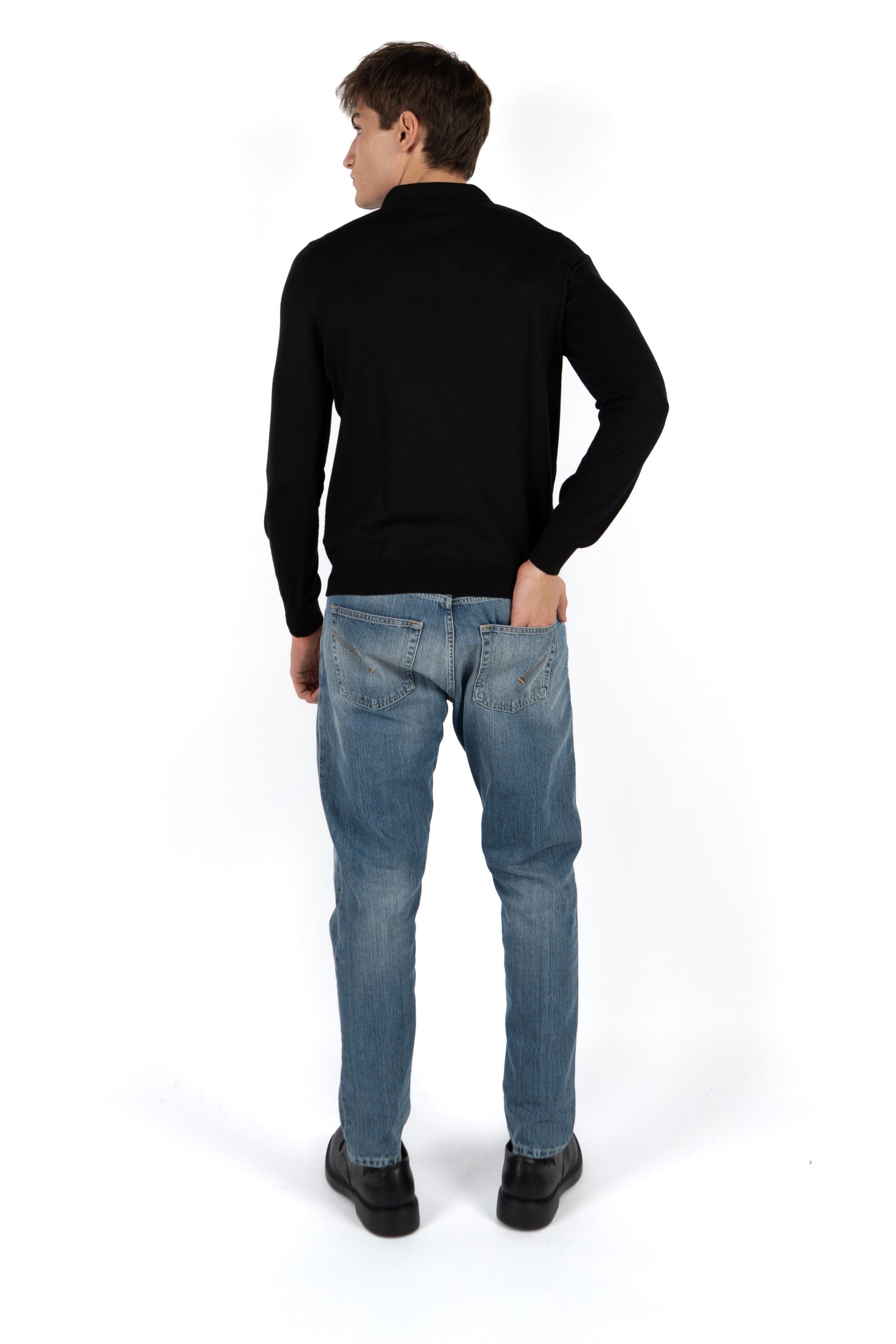 Polo in lana merino 55112/14290 099 GRAN SASSO 