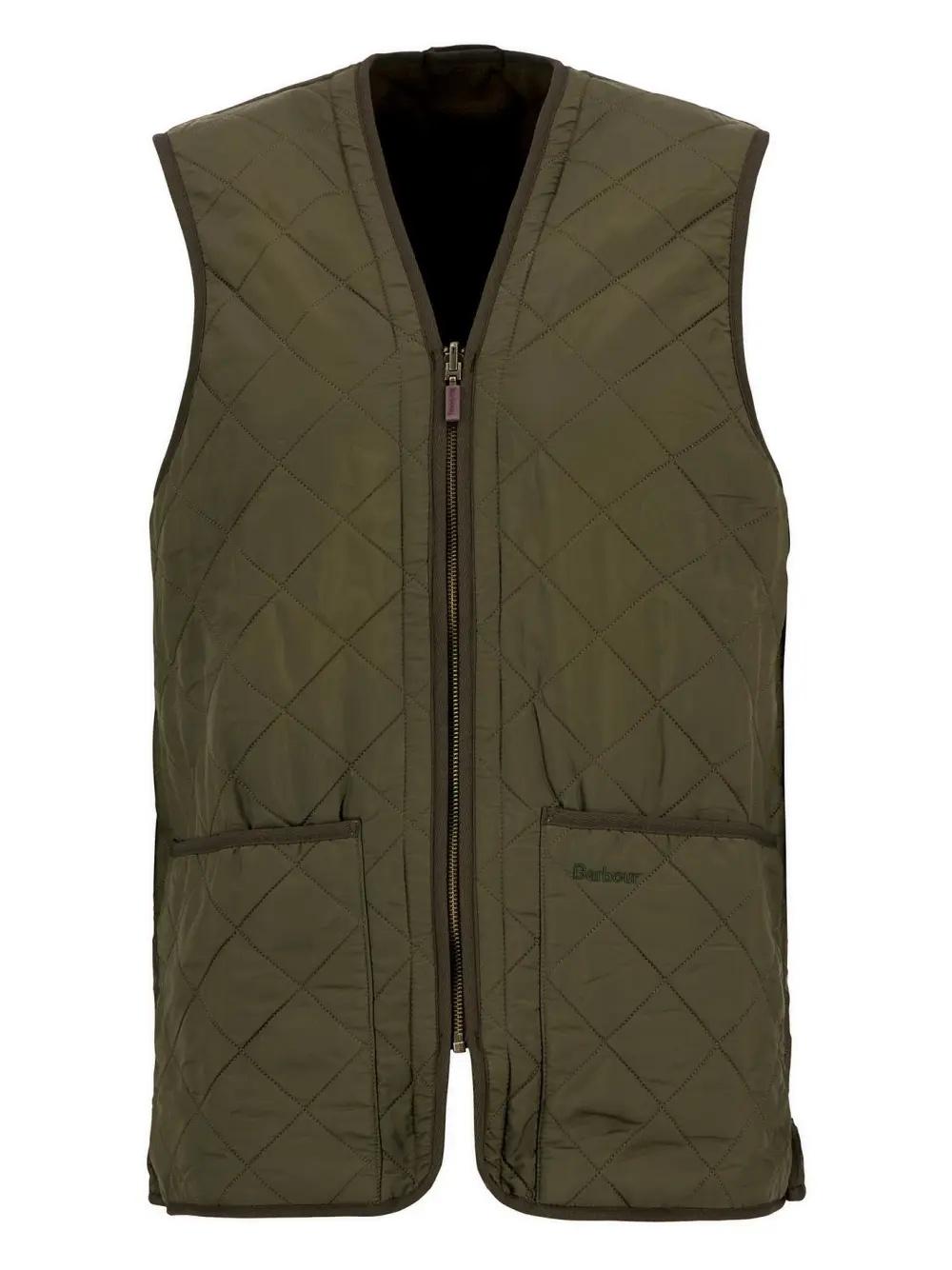 Gilet trapuntato/fodera con zip Polarquilt MLI0002 OL91 BARBOUR 