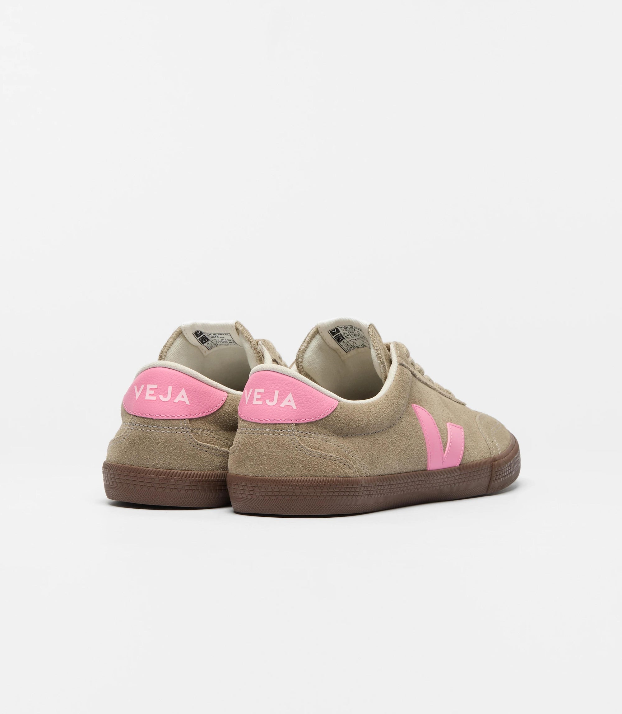 Volley Suede Taupe Malibu Bark VO03214 68 VEJA 