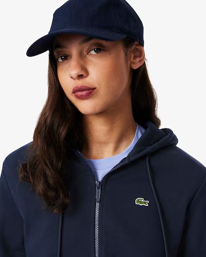 Felpa con cappuccio in pile con zip SF5256 166 LACOSTE 