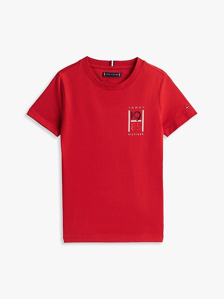 T-shirt con grafica e logo KB0KB09536J XLG TOMMY HILFIGER 