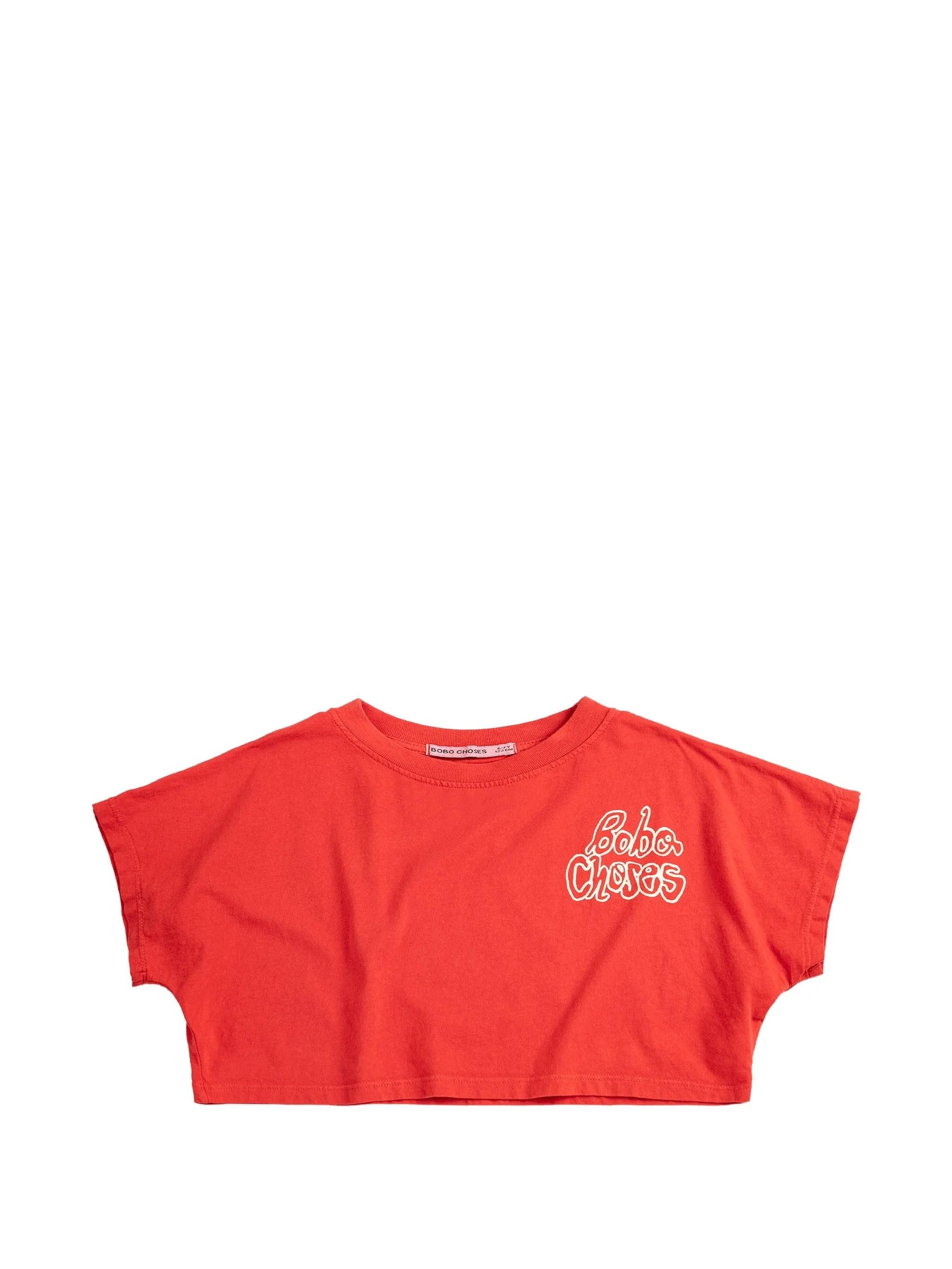 T-shirt con scritta B126AC139 611 BOBO CHOSES 