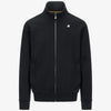 Men's Casual Fleece Jacket in Blue with High Collar and Pockets