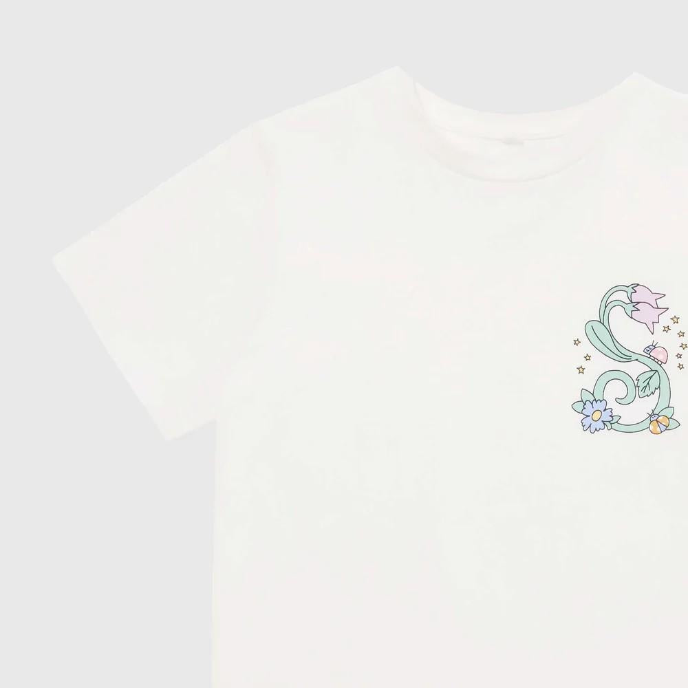 T-shirt girocollo TY8A21Z0434 101 STELLA MCCARTNEY 