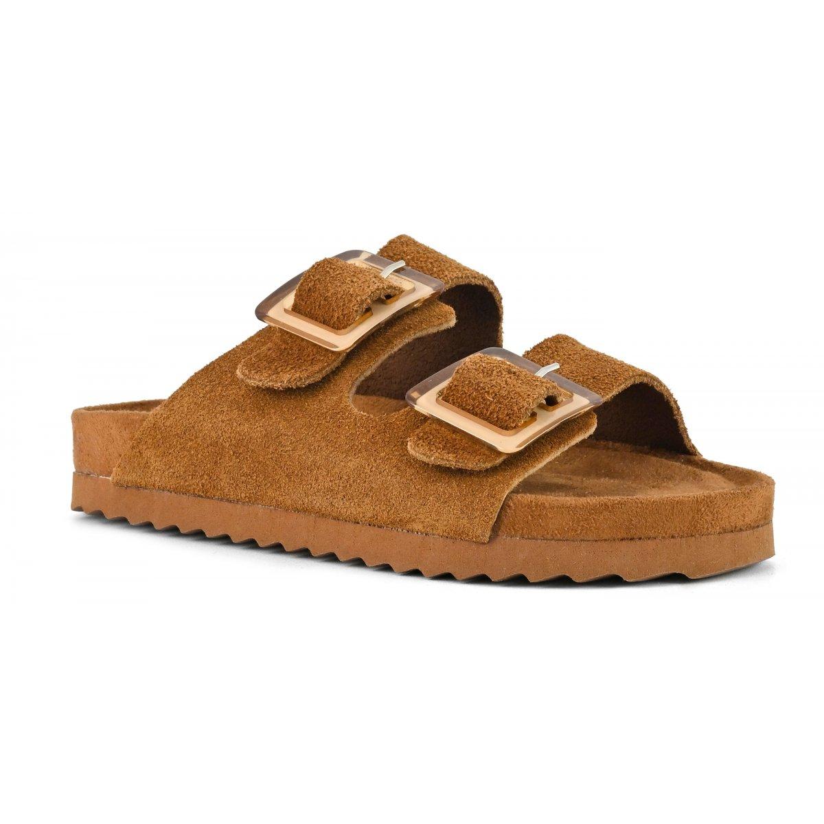 Sandalo monocolore pelle scamosciata HC3208 TAN COLORS OF CALIFORNIA 