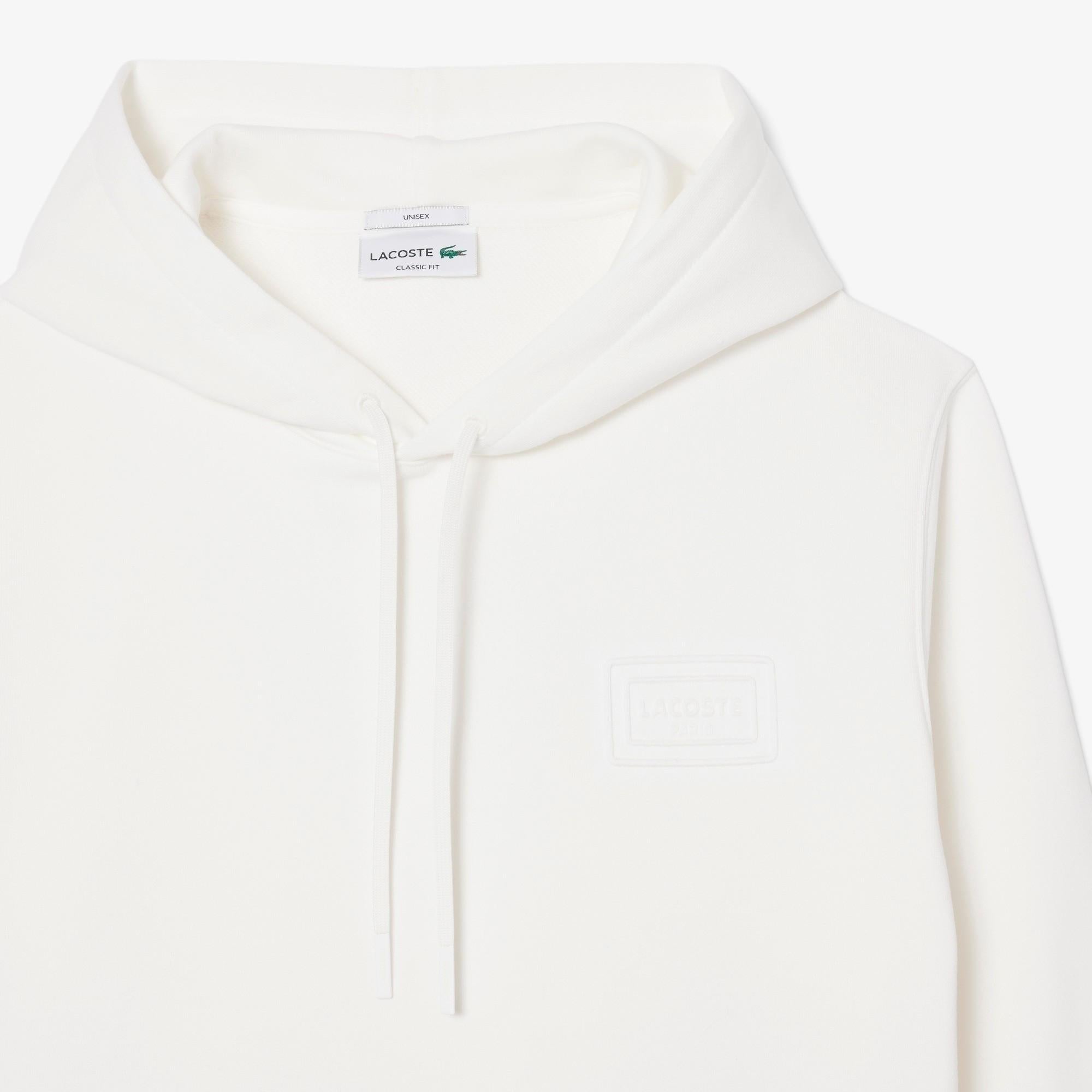 Felpa con cappuccio con marchio in rilievo SH0785 70V LACOSTE 