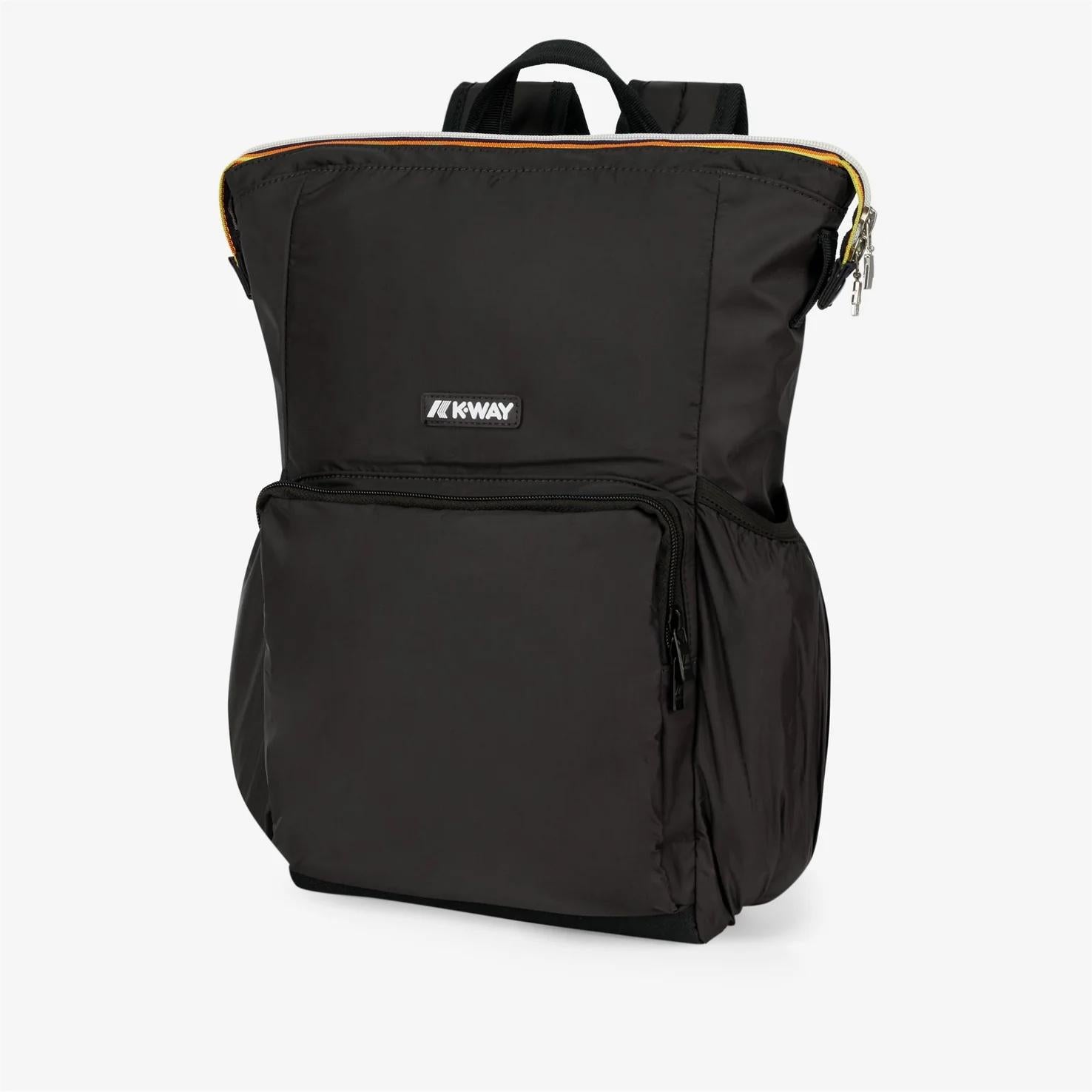 Unisex Impermeabile Zaino Con Custodia Per Computer Portatile nero K7118HW USY K-WAY ACCESSORIES 