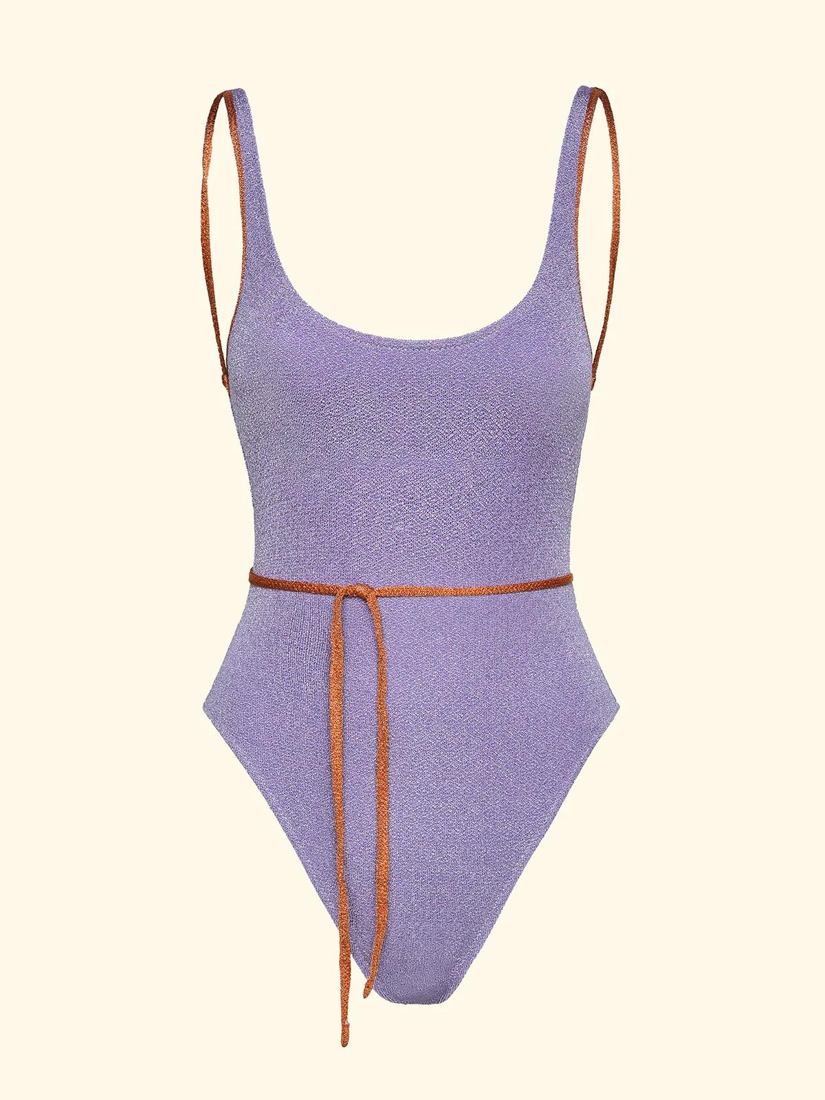 Monokini donna lilla FK26SW1113 LC F**K 