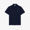 Polo classic fit in cotone-lino